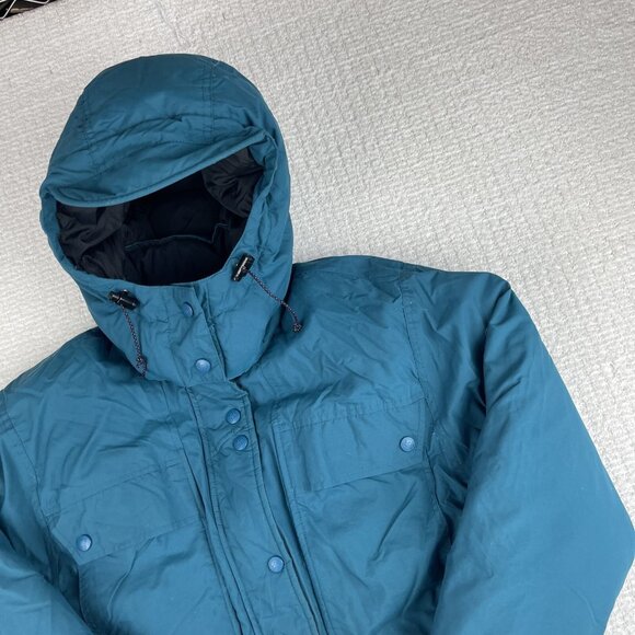 Vintage Retro REI Blue Goose Down Quilted Mountain Parka Jacket Hooded (*Read*) - Picture 2 of 16